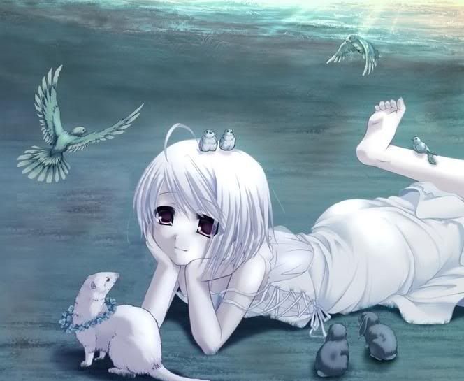 animals.jpg Animals and anime girl image by Lawlycakes