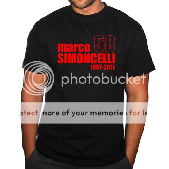 Marco SIMONCELLI Memorial Rip Moto GP Tshirt All Sizes 3