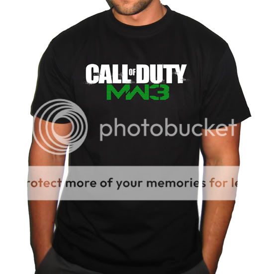 CALL OF DUTY MW3 MODERN PS3 360 XBOX T SHIRT ALL SZ  