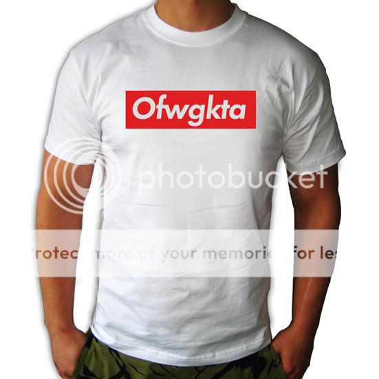 OFWGKTA ODD FUTURE WOLF GANG TYLER CREATOR TSHIRT ALL S