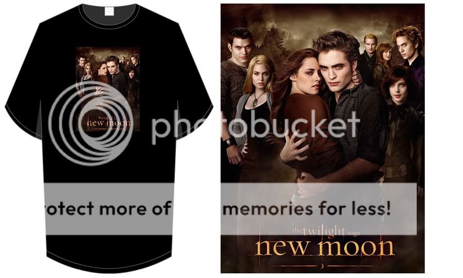 New TWILIGHT SAGA NEW MOON T Shirt   Pattinson Taylor  