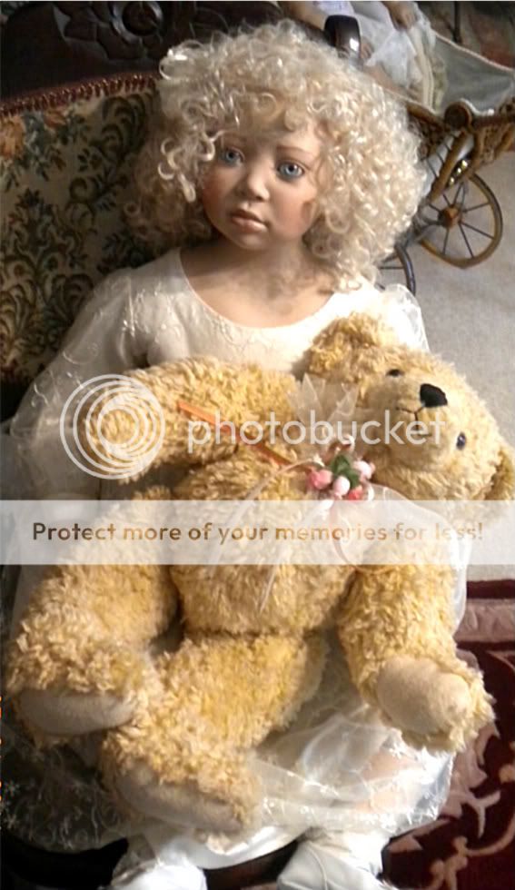 CHRISTINE ORANGE Theodora&Teddy Doll TEDDY BEAR ONLY Large 18 